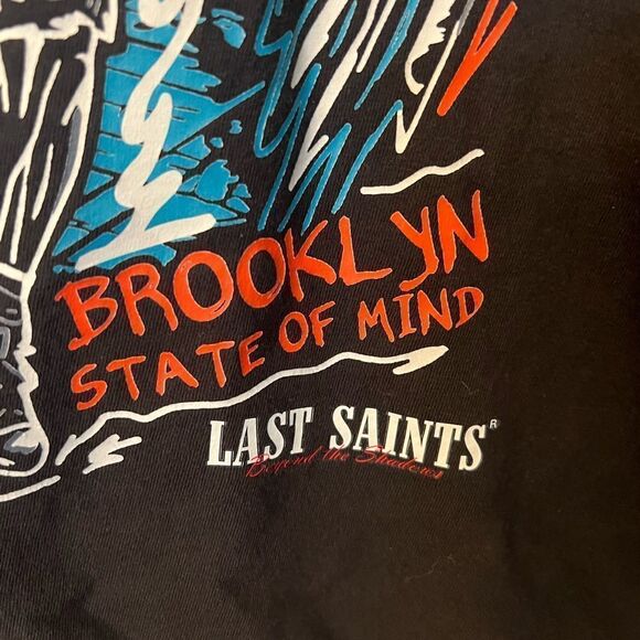 G’ Juan Xavier Brooklyn Nets Last Saints basketball T-shirt. Size Medium - Picture 4 of 8